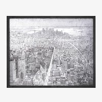 Restoration Hardware Zoey Riley Map Of Lower Manhattan