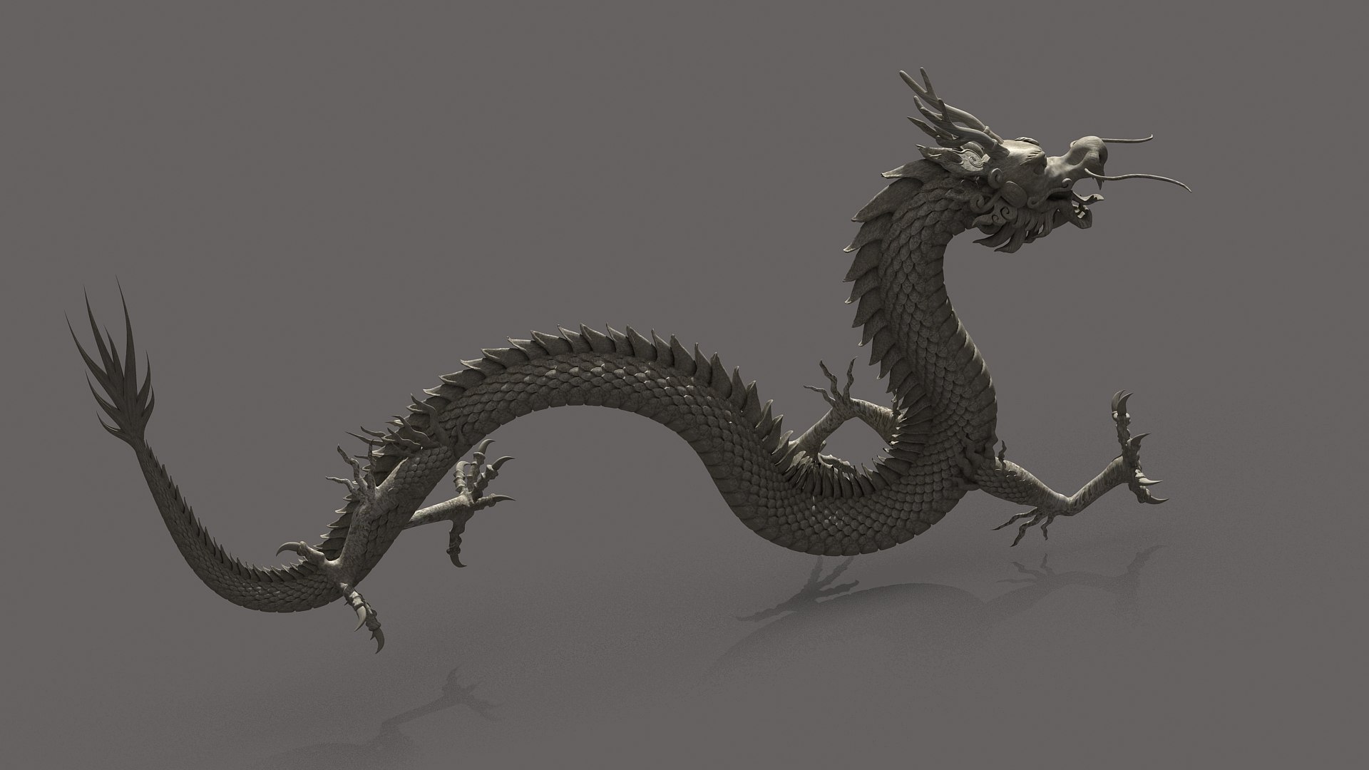 Asian Chinese Dragon 13 3d Model Turbosquid 1860268