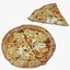 Collezione di pizze ai quattro formaggi