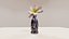 Vase mit Blume 3D-Modell