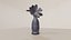 Vase mit Blume 3D-Modell