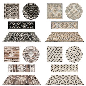 4 in 1 Rug Collection No 28 3D model