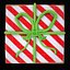 3D Square Present Christmas Cookie