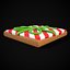 3D Square Present Christmas Cookie
