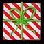3D Square Present Christmas Cookie