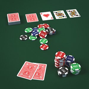 3d poker play cards fiches