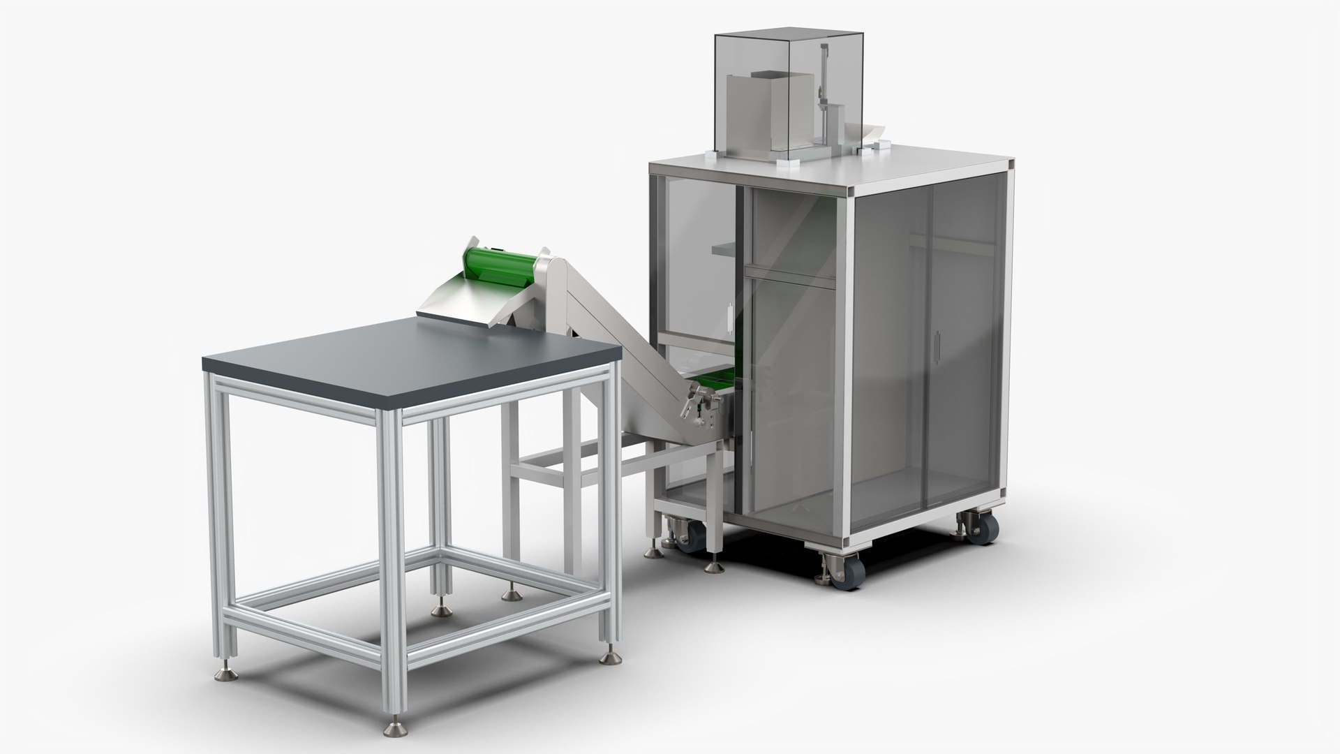 3D Automatic Printing Coding Bagging And Heat Sealing Machine Model ...
