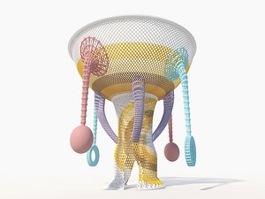 Rainbow Net Childrens Amusement Equipment Childrens Entertainment Equipment