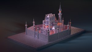 3D Medieval Castle 01 Printable