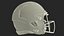 Casco Blanco Jugador De Fútbol Americano