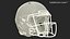 Casco Blanco Jugador De Fútbol Americano