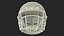 Casco Blanco Jugador De Fútbol Americano