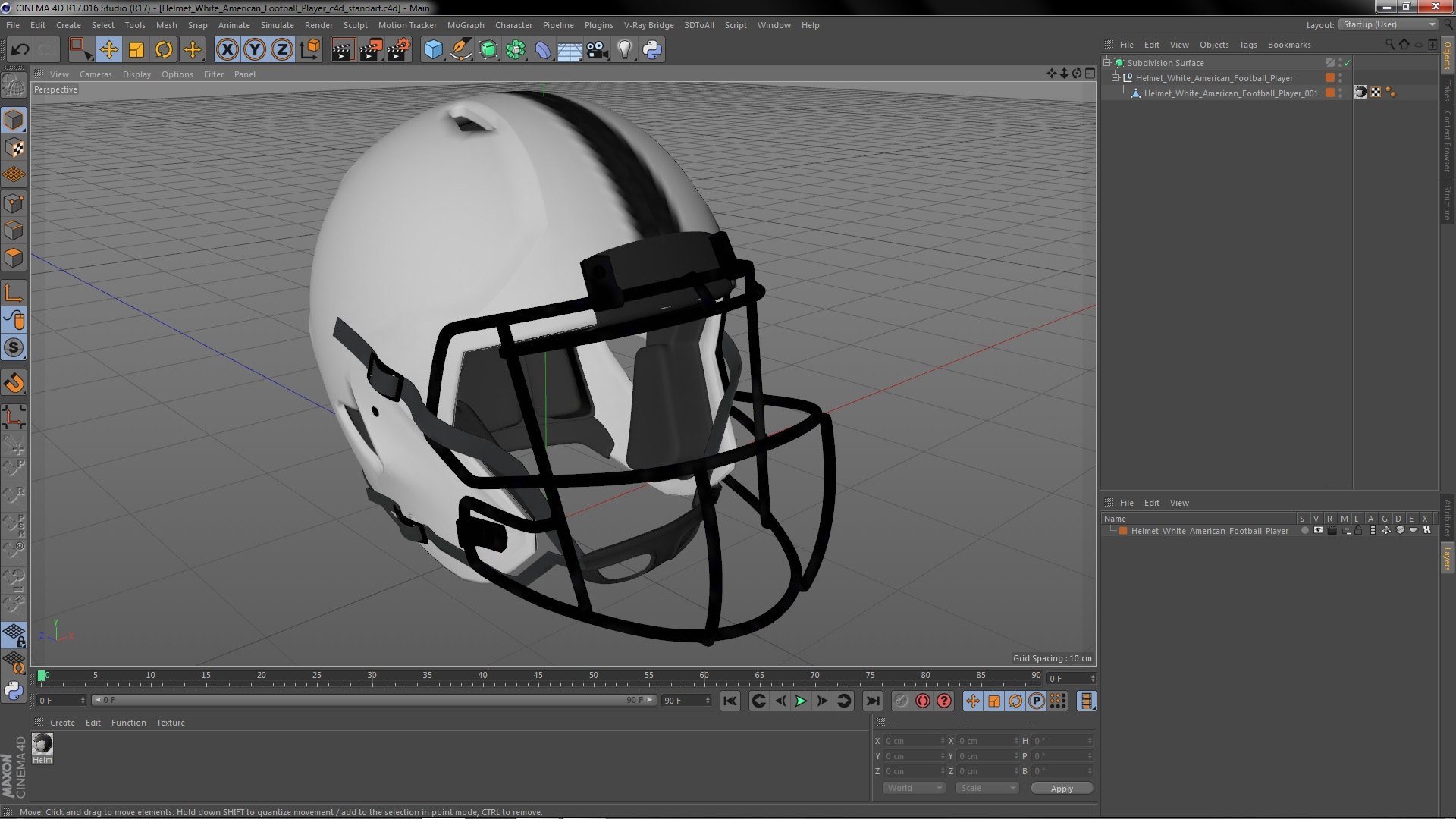 Helmet White American Football Player 3D model https://p.turbosquid.com/ts-thumb/Q9/nURLeA/ai/helmetwhiteamericanfootballplayer3dmodel022/jpg/1689415057/1920x1080/fit_q87/b16eb6f293ced061a5c3e918d5cd3d7fff4db44a/helmetwhiteamericanfootballplayer3dmodel022.jpg
