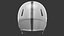 Casco Blanco Jugador De Fútbol Americano