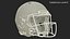 Casco Blanco Jugador De Fútbol Americano