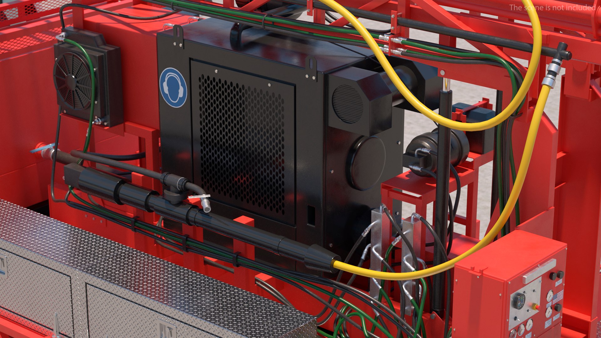 Mobile B-51 Drill Rig Truck Red Rigged For Cinema 4D Model - TurboSquid ...