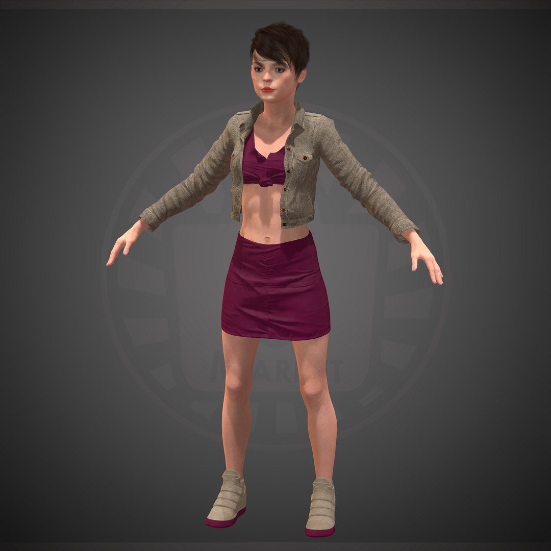 Character People Human 3D Model - TurboSquid 1682246