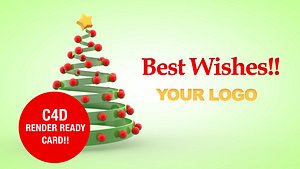 Christmas tree Card