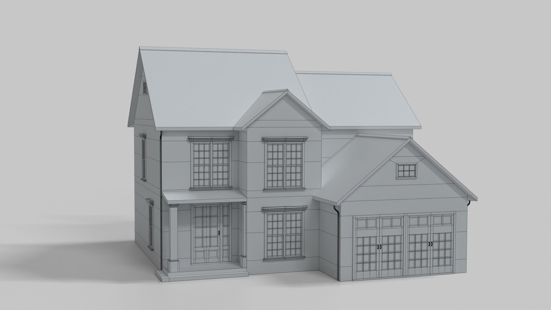 3D Model Neighborhood House 09T4 - TurboSquid 2214414