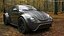 Retro Off Road Concept Coupe Vehicle Black 3D