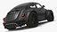 Retro Off Road Concept Coupe Vehicle Black 3D