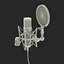 Studio Microphone 3D Model