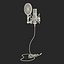 Studio Microphone 3D Model