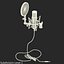 Studio Microphone 3D Model