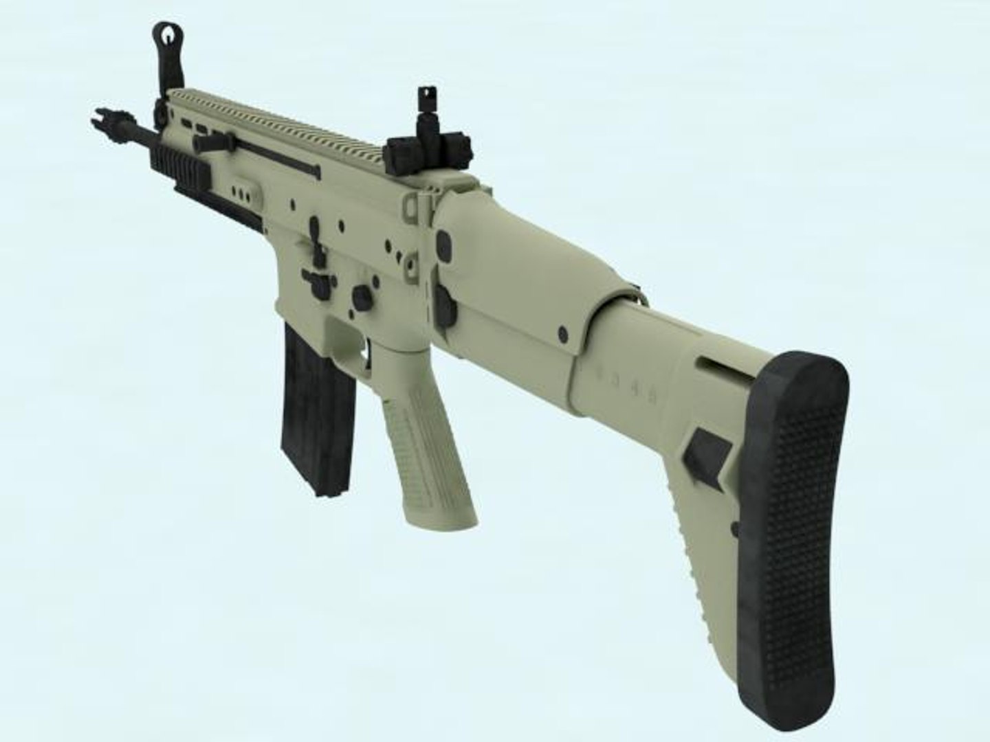3D Rifle Scar - TurboSquid 1214707