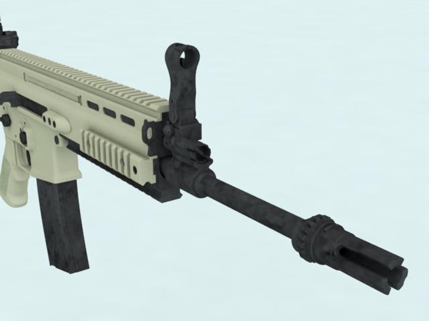 3D Rifle Scar - TurboSquid 1214707