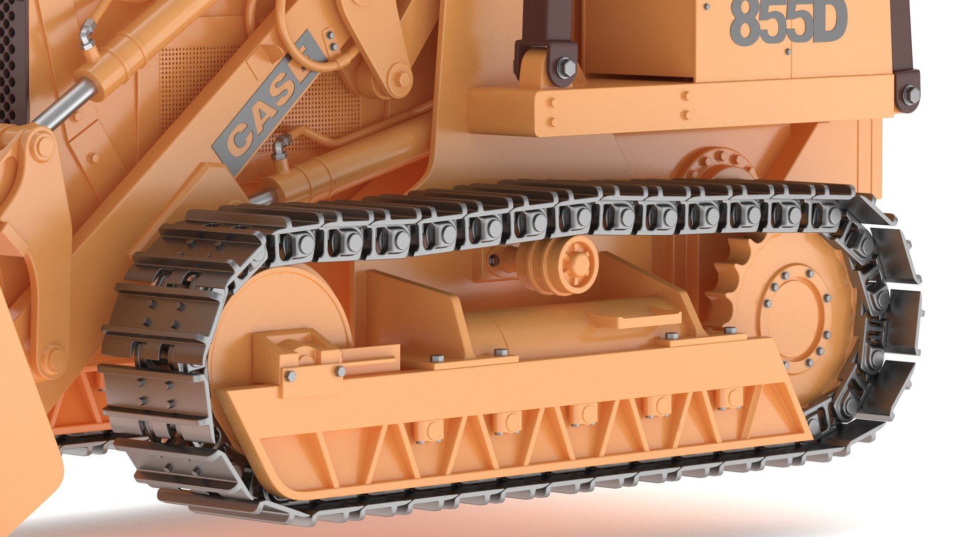 Case 855D Crawler Loaders 3D Model - TurboSquid 2225708