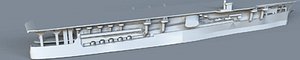 3d kaga carrier model