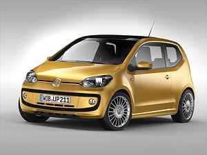 3d volkswagen car