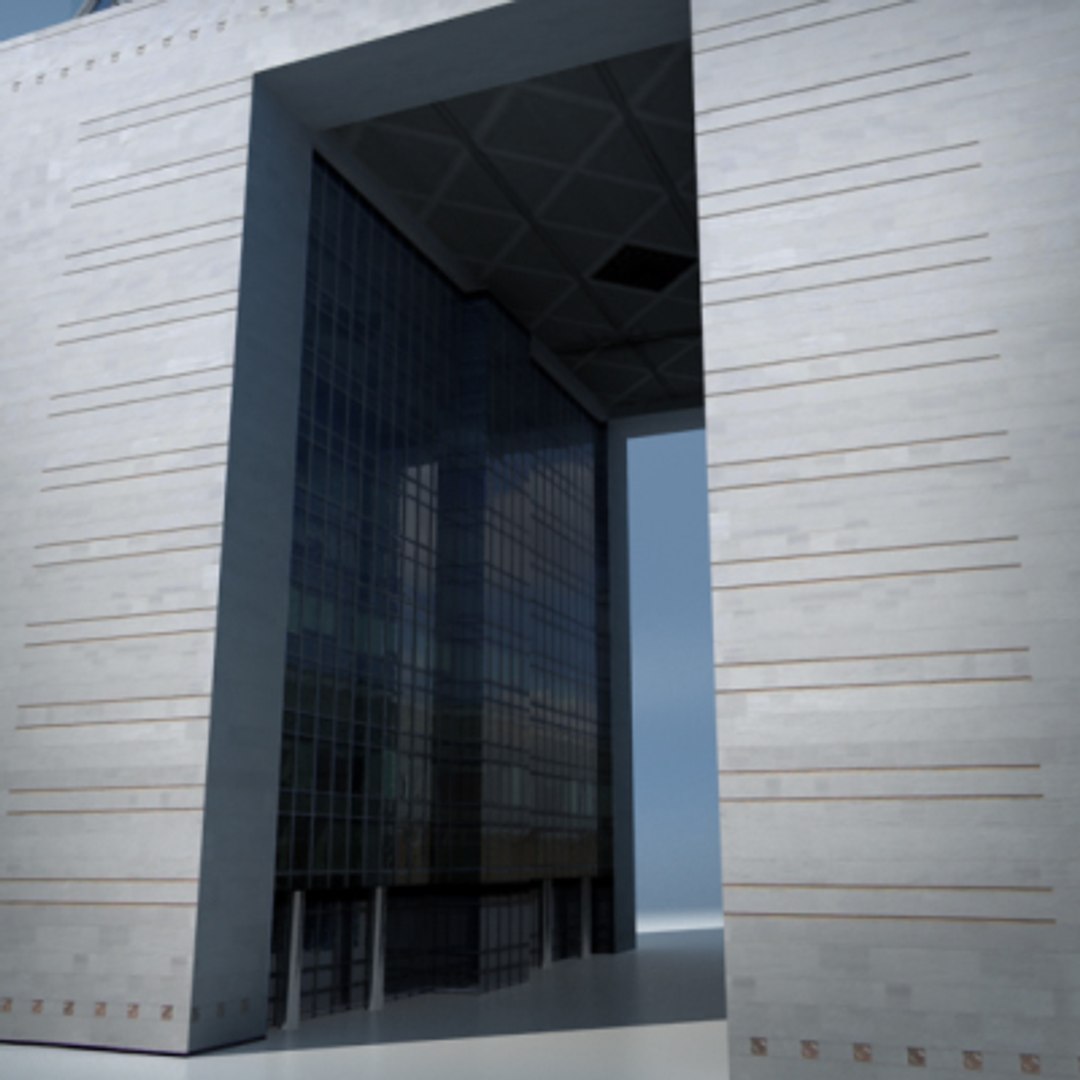 3d Dubai International Financial Centre Model