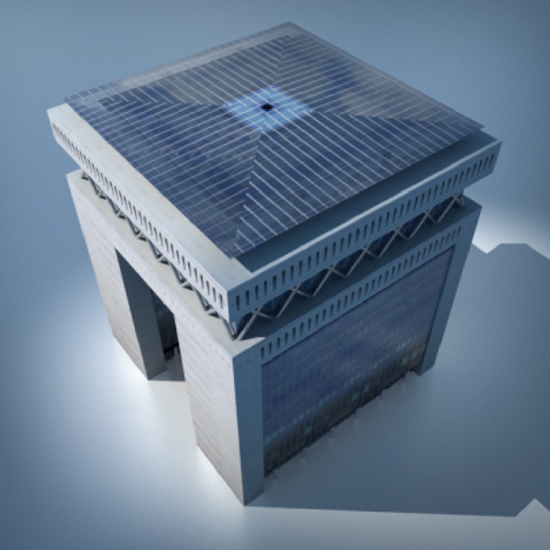 3d Dubai International Financial Centre Model