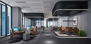 Collection of  Office Space - Complete Interior Scene
