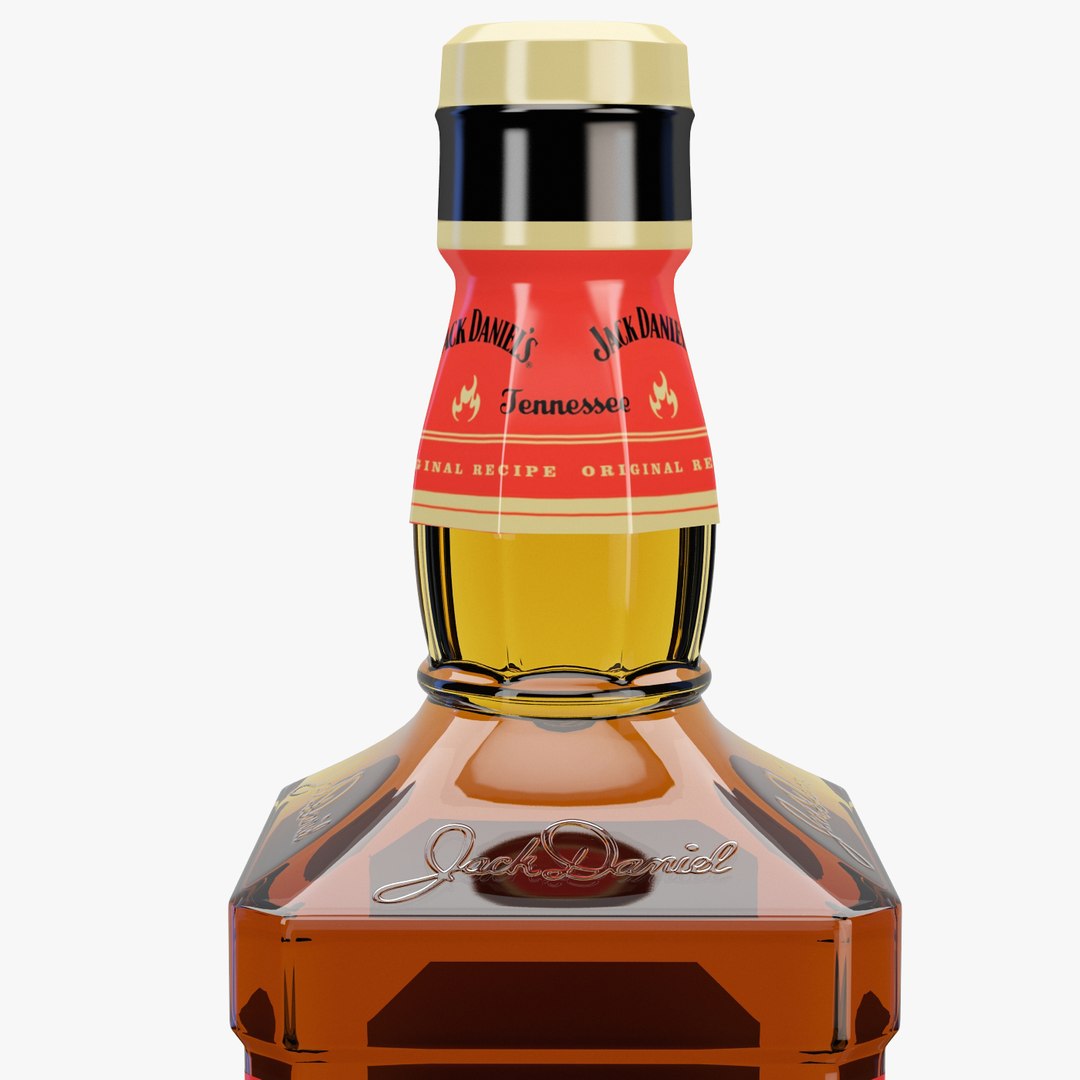3d Jack Daniel S Bottle Model