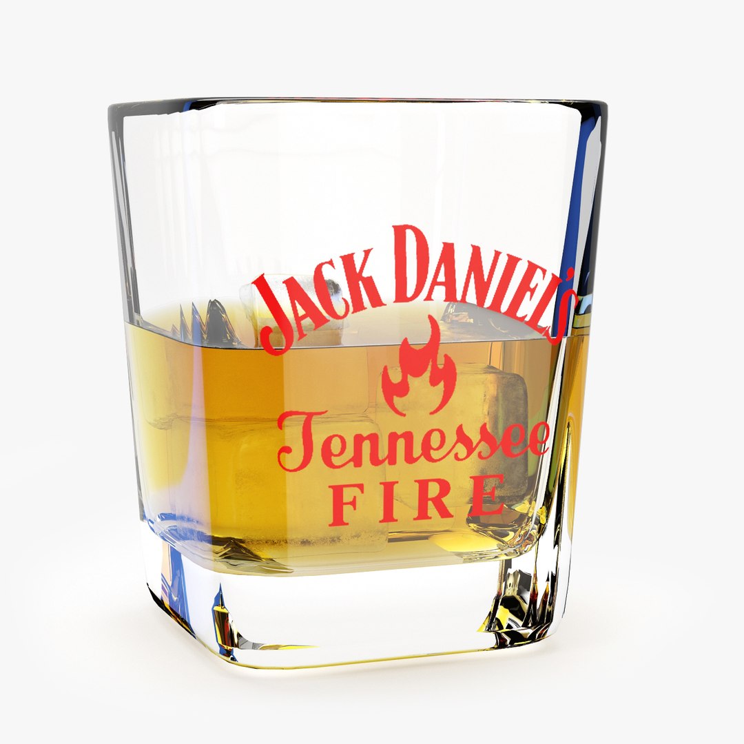 3d Jack Daniel S Bottle Model