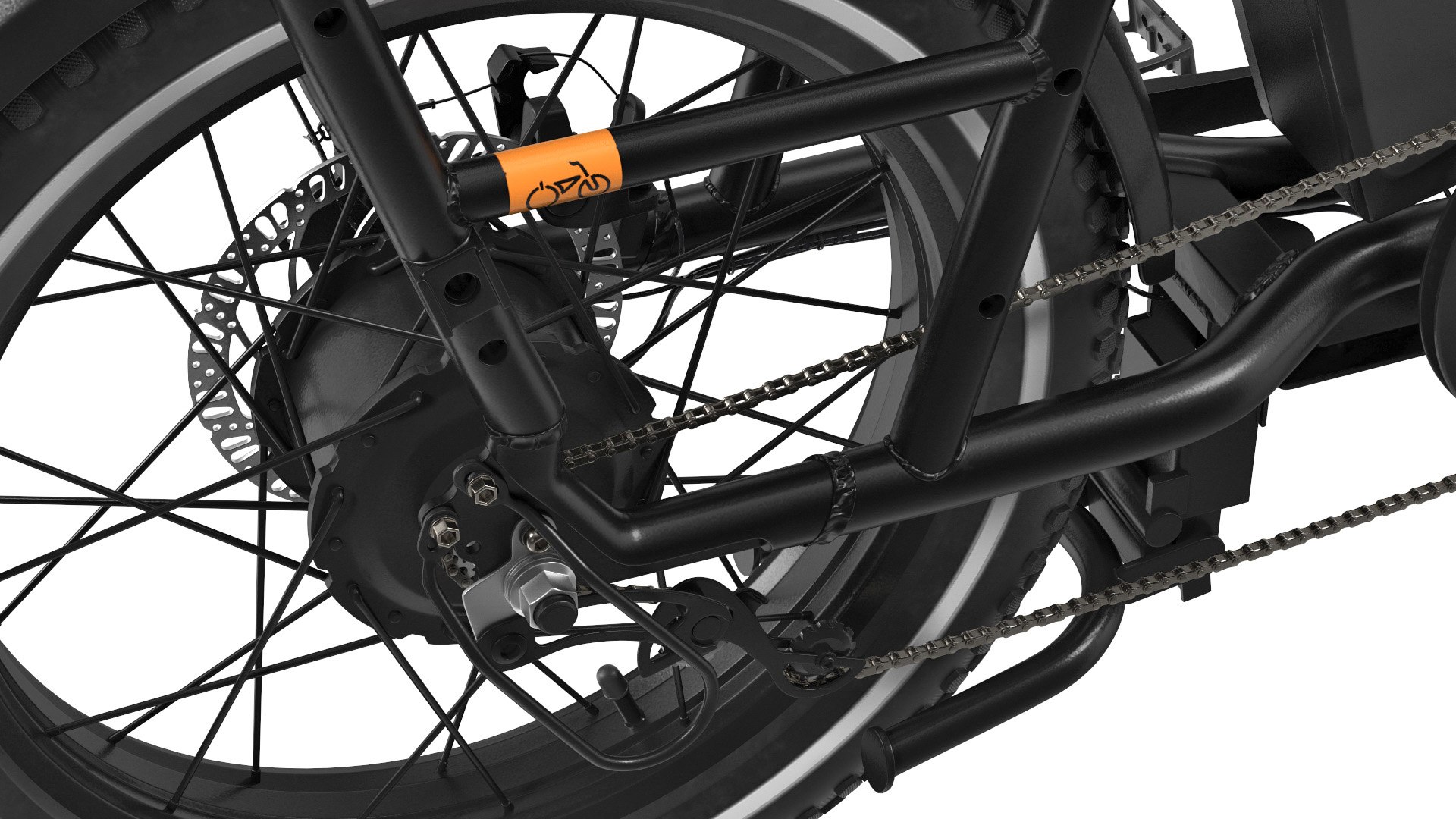 3D model Electric Delivery Bike RadRunner Black Rigged - TurboSquid 2172324