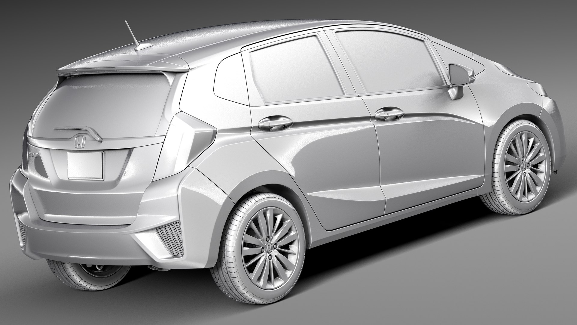 3d honda 2015 fit