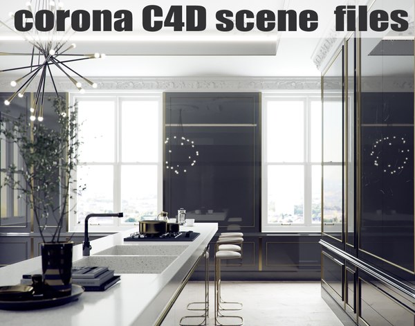 corona scene files - 3d 3ds