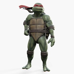 raphael teenage mutant ninja turtles 3D model