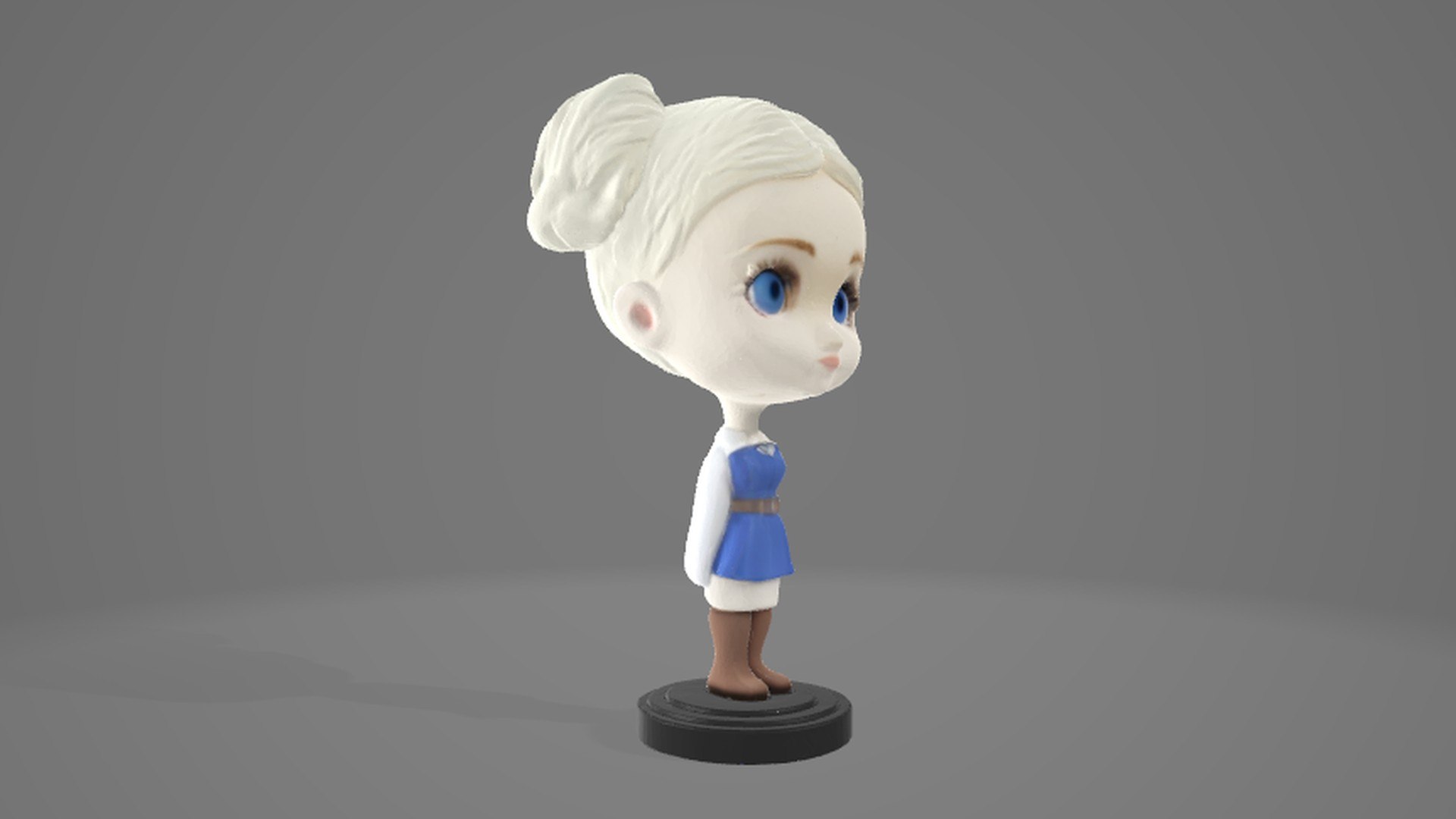 Winter Charm Bobblehead Girl 2