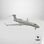 3D model Airborne Early Warning Aircraft Simplified