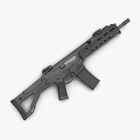 Adaptive Combat Rifle Carbine 3D Model