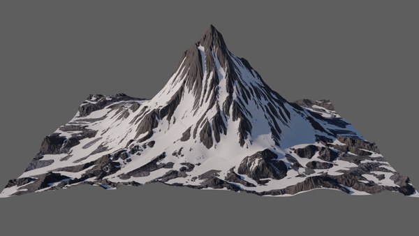 3D 8K Detailed Mountain Landscape model - TurboSquid 1807585