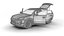 Porsche Cayenne E-Hybrid Black Edition Coupé 2026 modelo 3d