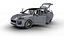 Porsche Cayenne E-Hybrid Black Edition Coupé 2026 modelo 3d
