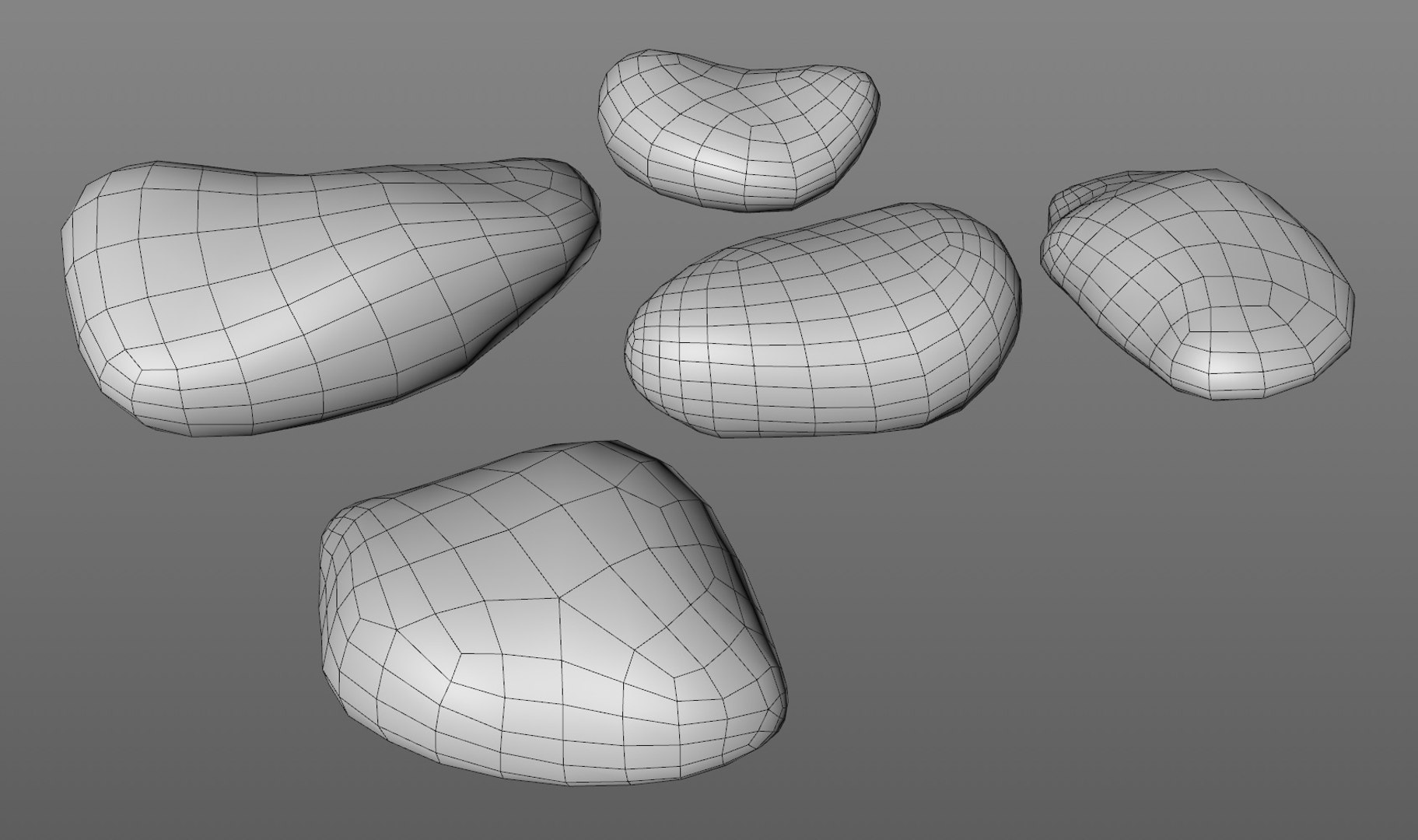 3d Rocks Model