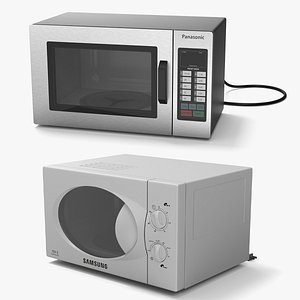 Microwave Ovens Collection 3D model